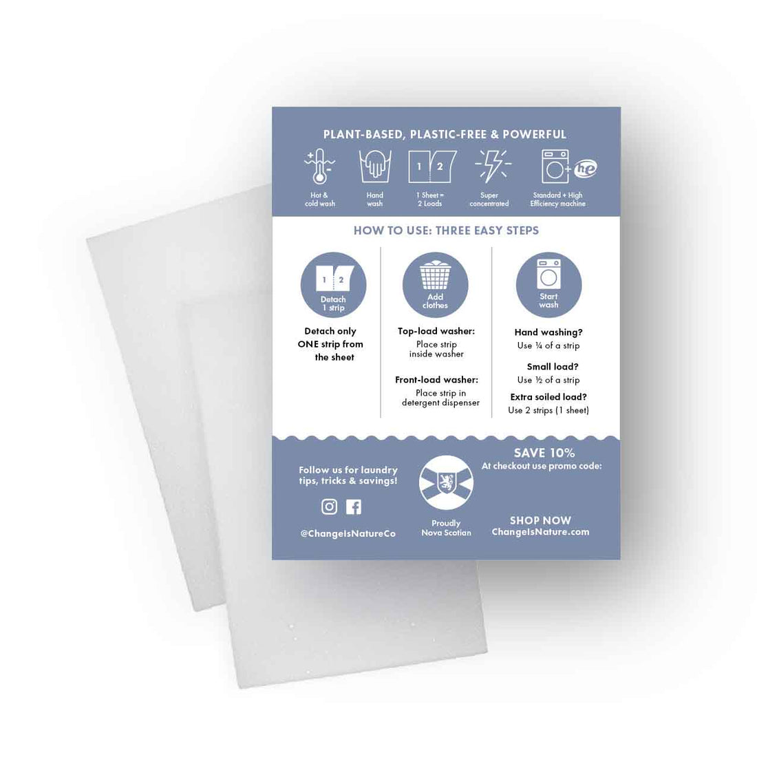 Fresh Linen Eco-Laundry Detergent 2 Load Sample Pack