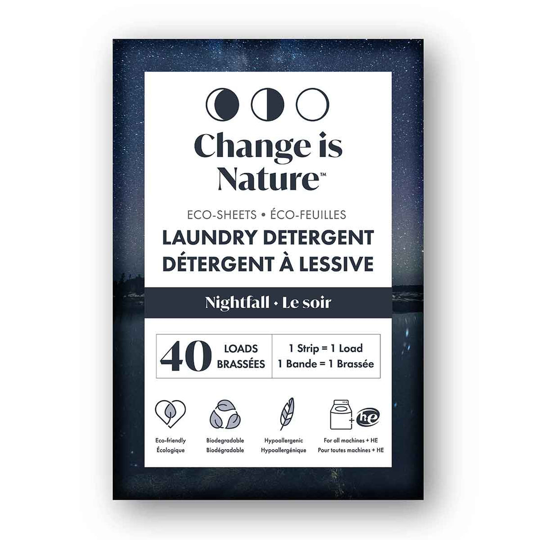 Nightfall Eco-Laundry Detergent Sheets