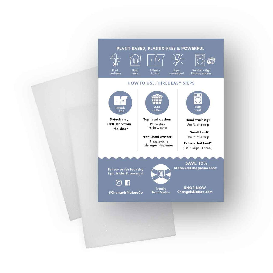 Fresh Linen Eco-Laundry Detergent 2 Load Sample Pack