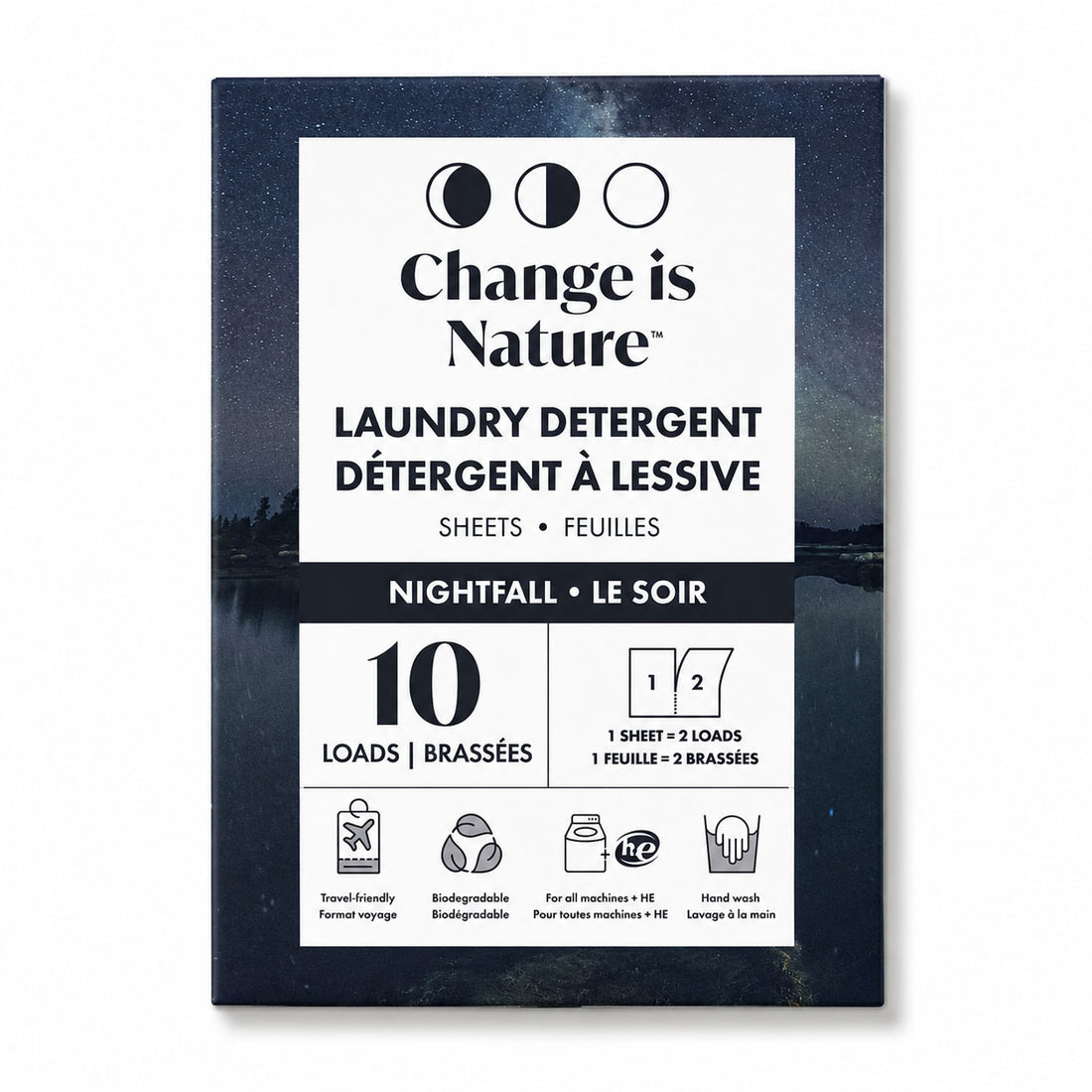 Nightfall 10-Load Detergent Sheet Pack