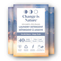 Change is Nature - Fresh Linen Detergent Sheets