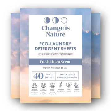 Change is Nature - Fresh Linen Detergent Sheets