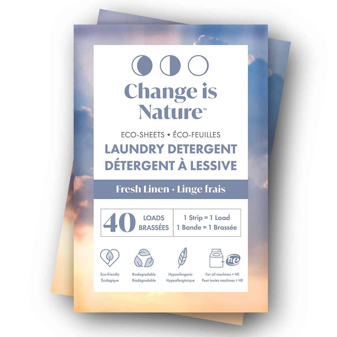 Change is Nature - Fresh Linen Detergent Sheets